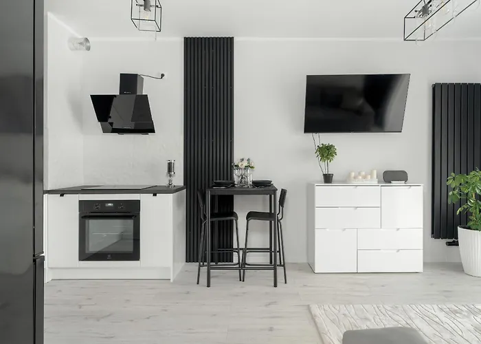 Wyjatkowy I Nowoczesny Apartament Z Balkonem I Parkingiem By Noclegi Renters